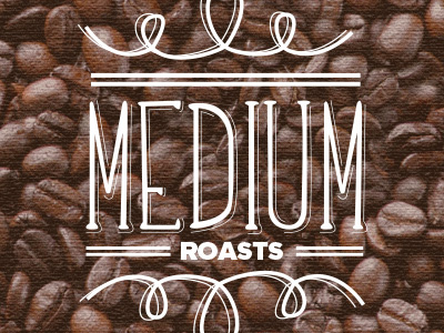 Custom Typeface coffee detail hand drawn lettering texture typography