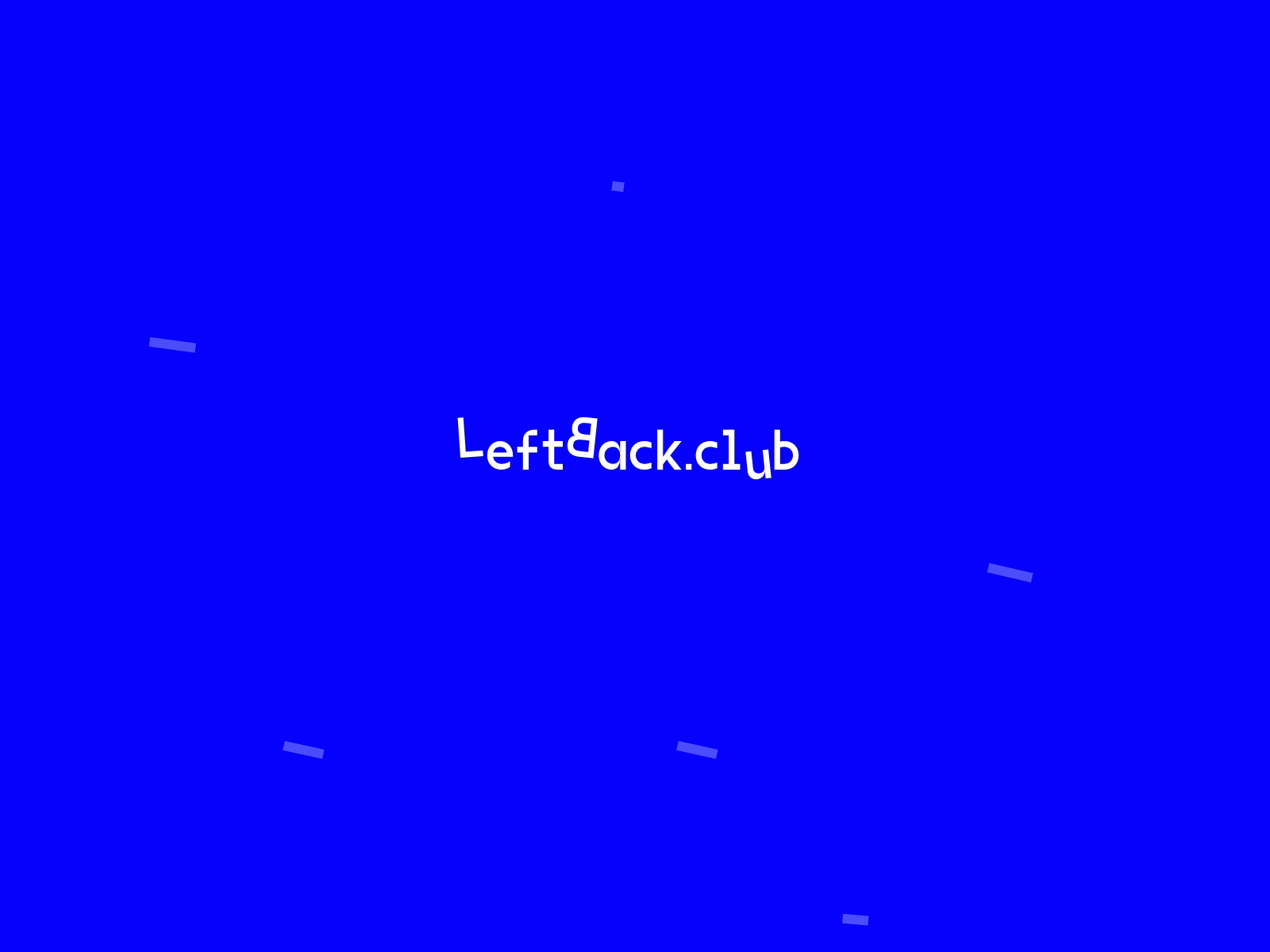 leftback.club animation coding design design system engineering help landing page landing pages logo mentoring nuxt product design typography ui vue web
