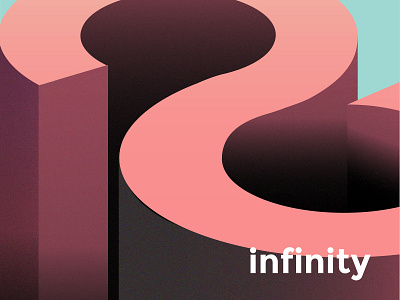 Infinity adobe illustration animation branding content design design flat icon logo texture