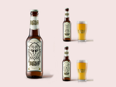 Memo Beer Toro beer botella cerveza design glass illustrations package packaging vintage