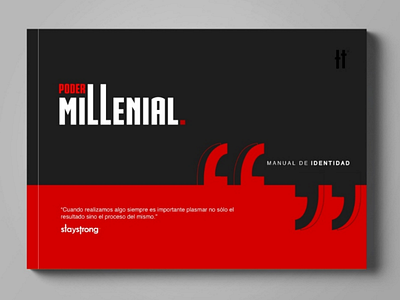 Identity Brand 01 book brand branding colors manual millennial power red