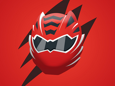 PowerRanger Illustartion artist artwork branding design designer dribbble flatdesign illustration illustration art illustrator logo logos powerranger simple uiux