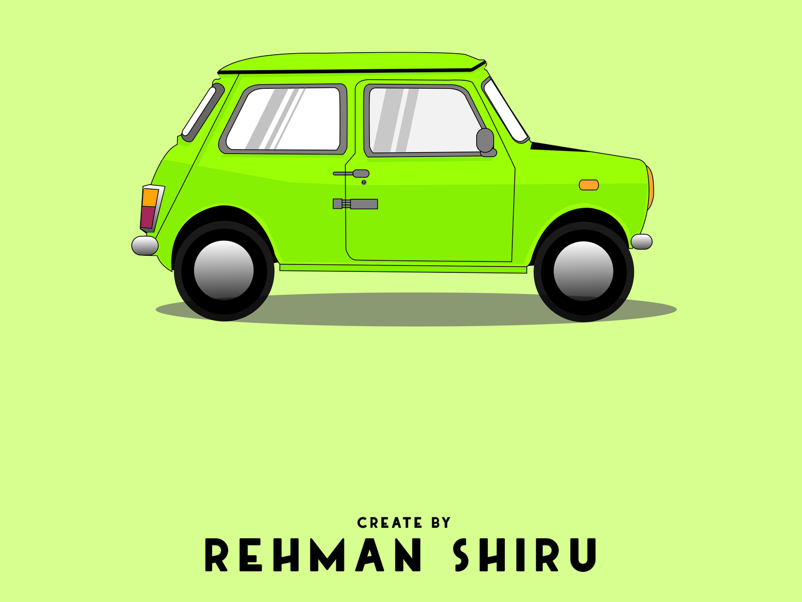 A MR.BEAN CAR by Rehman Shiru on Dribbble