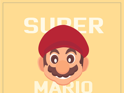 Super Mario design flatdesign illustration simple vector