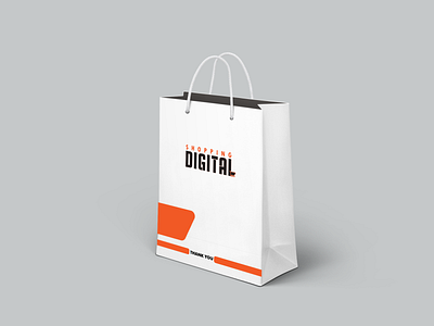 Shopping Bag Of Digital shopping