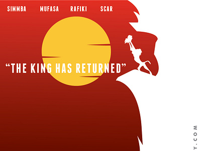 Lion King minimalist Design