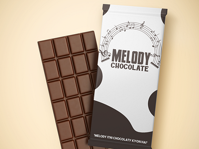 MELODY CHOCOLATE REDESIGN app artist artwork chocolate concept creative design flat flatdesign graphicdesign illustration logo melody uiux vector weekly challenge weeklyui