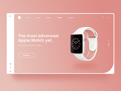 Apple Watch Landing Page redesign