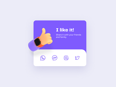 Daily UI Design Challenge | Day 10 | Social Share