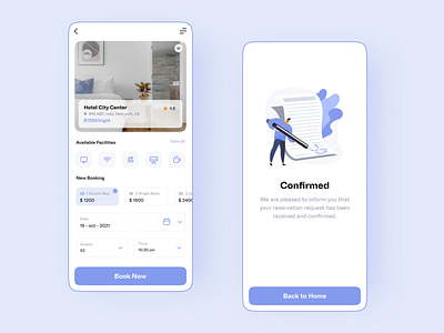 Daily UI Design Challenge | Day 45 | Confirm Reservation adobexd appdesign booking app branding confirm reservation design figma graphic design illustration logo reservation app ui uiux ux vector