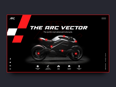 ARC VECTOR Landing Page Redesign