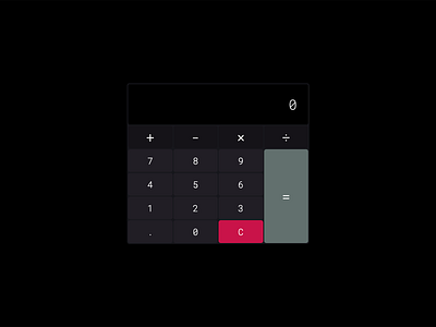 Calculator css3 html5 javascript