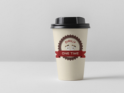 Paper cup logo awesome logo branding creative logo icon illustration logo minimalist typography unique logo