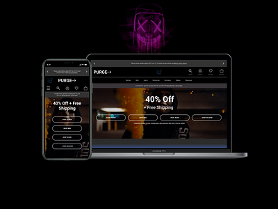 PURGE - Concept E-commerce Website