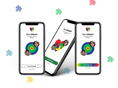 Autism & Friendship Concept App app app design autism design figma ios minimal mobile mobile ui ui ux