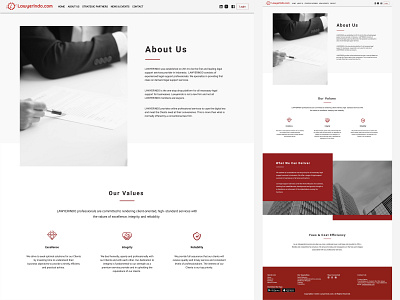 Landing Page - About Us branding design figma figma design solution ui ux website