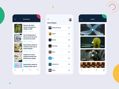 News App 2020 app application creative design creator design dribbble hello dribble icon mobile ui mobileapp news app newsfeed product product design typography ui ux uxdesign uxui