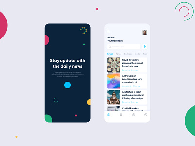 News App 2020 app app design branding corona covid covid 19 creative design design dribbble hello dribble mobileapps news news app newsfeed product design typography ui updates ux