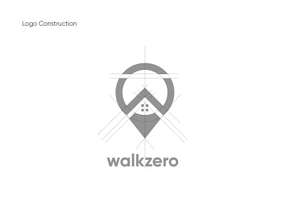 walkzero logo construction 2020 app brand identity branding creative design design dribbble goldenratio hello dribble logo logodesign logos logotype typography unique logo universal vector walk walking zero