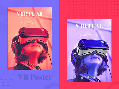 VR_Poster Design artist artwork blue creative design creativity design designer drawing dribbble graphicdesign graphics hello dribble poster poster a day poster art poster design presentation virtual virtualreality