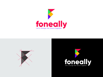 Foneally Agency logo 2020 agency agency branding app app design artwork branding concept design design dribbble hello dribble logo logotype typogaphy typography art vector website design