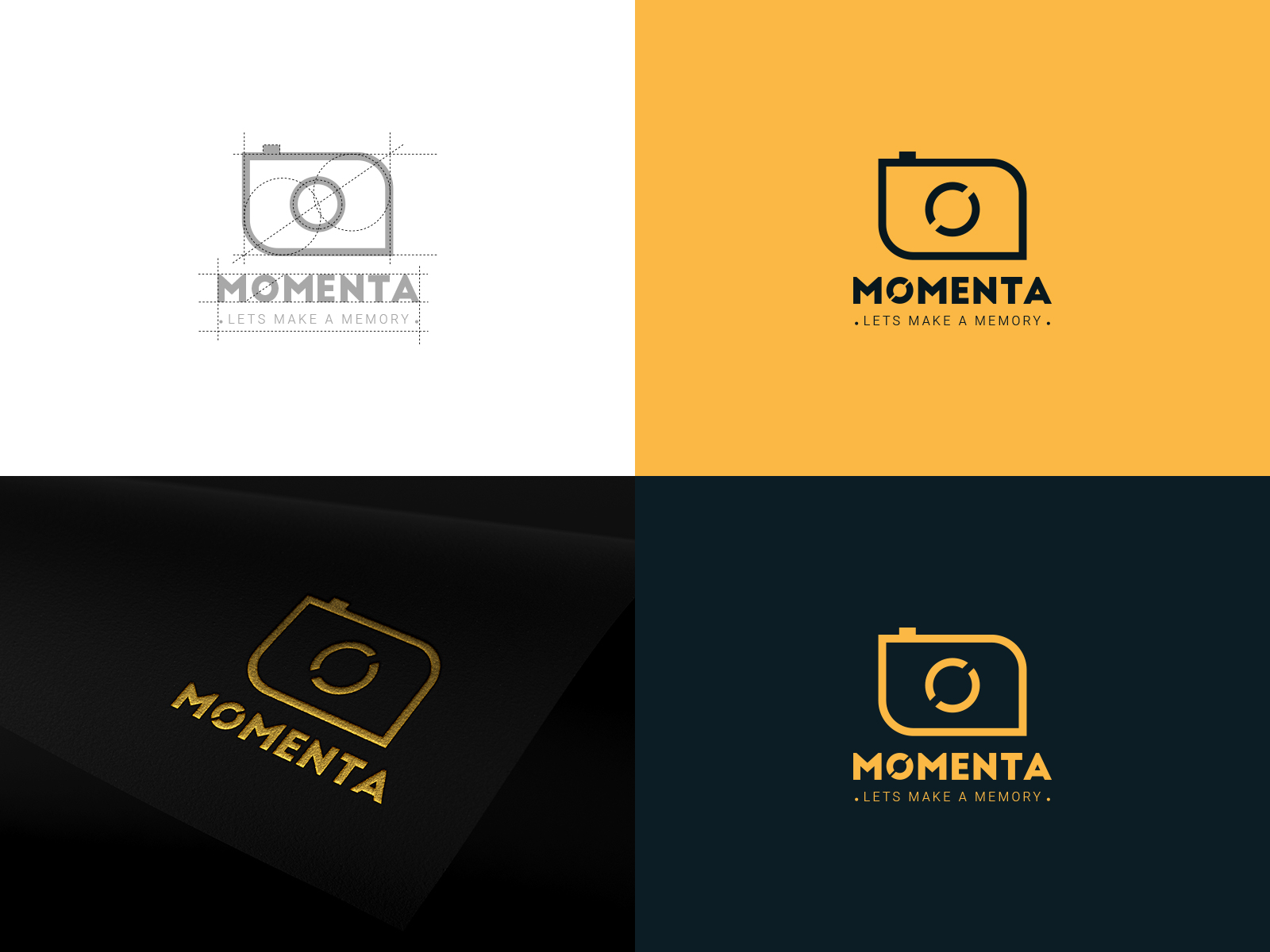 Photography studio logo and name by Pop Daniel M on Dribbble