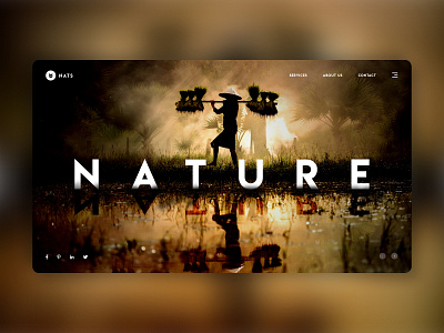 Agriculture Landing apge 2020 agriculture branding creative design design designer dribbble farmer figma hello hello dribble indie nature photography typography ui ux web webdesign website