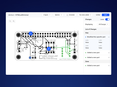 Version Control - List of Changes for Hardware Designs altium eaglecad ecad gith githubforhardware hardwaredesigns kicad listofchanges productdesign saas