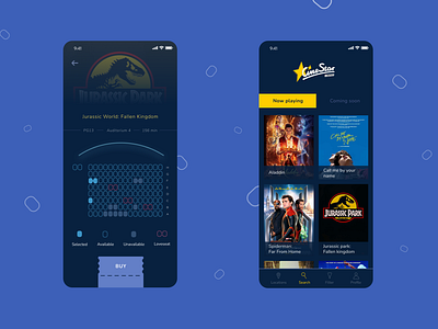 Movie theater app redesign