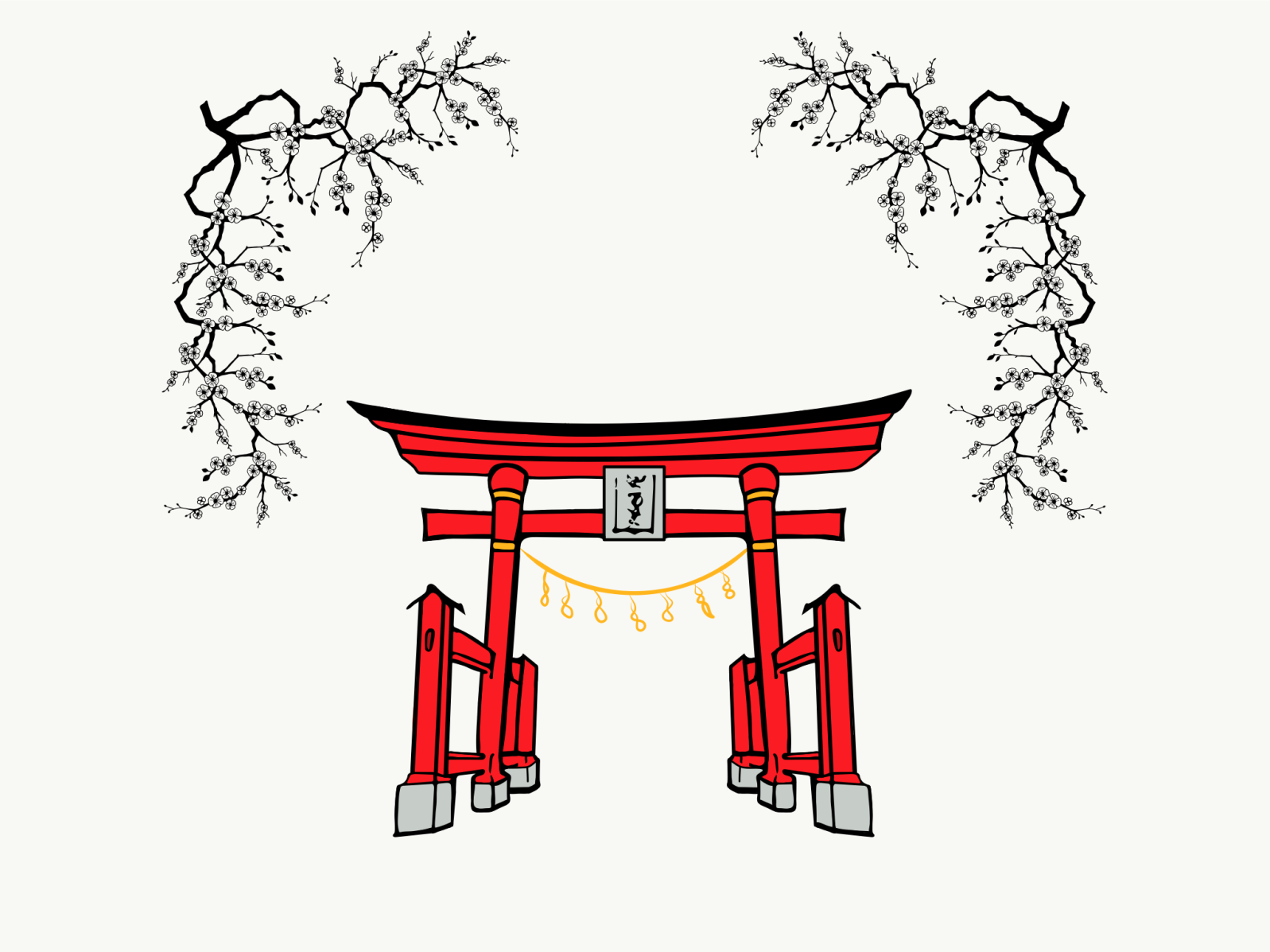 torii drawing