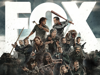 Fox The Walking Dead By Blagovesta Patocka On Dribbble Fox The Walking Dead By Blagovesta Patocka On Dribbble