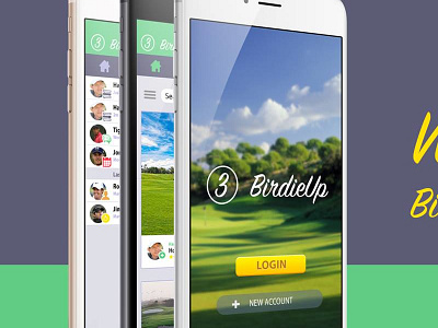 BirdieUp app birdieup golf ios mobile social website