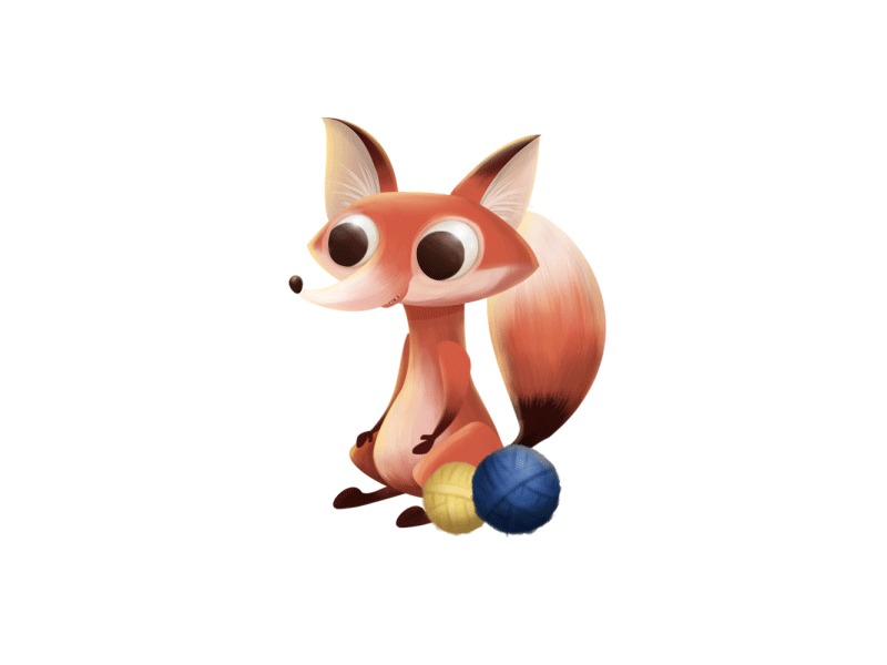 Mr. Fox, Foodo World iOS + tvOS App for Kids animation app fox gif illustration ios