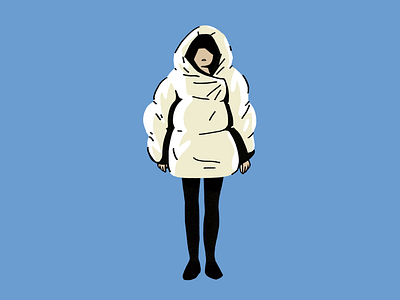 Winter outfit character design cold outfit winter