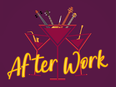 After Work illustration after work algeria drinks graphicdesign illustration illustrator music poster restaurant vectorart