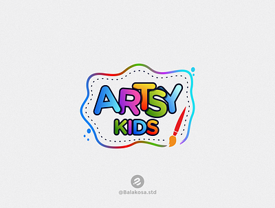 Artsy kids art child color colorful creative drawing fun kids pain