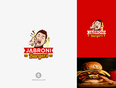 Burgers Jabroni Logo design branding burgers graphic design illustration logo restaurant vector