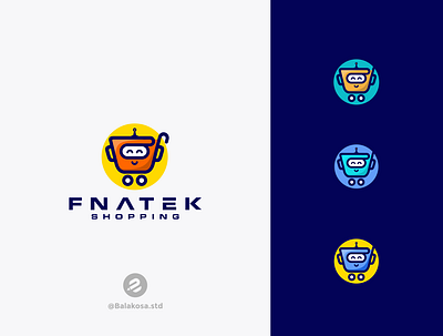 Fnatek Shopping illustration logodesign mall mart shopping vector