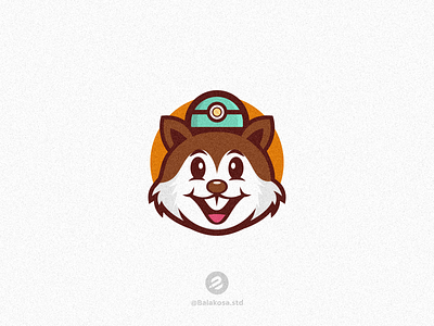 Squirrel mascot logo