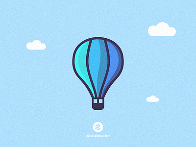 Air balloon logo air ballon illustration logo logodesign vector