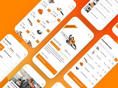 STIHL App app design app designer application design thinking hybrid ux designer ux research uxui