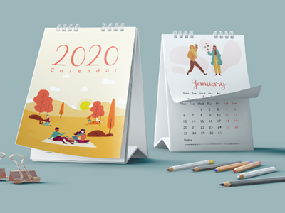2020 calendar calendar2020. graphicdesign