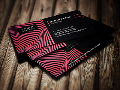 Twisting Business Card 2020 trend branding businesscard design graphic design graphicdesign illustration typography