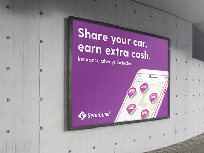 Getaround transit ad