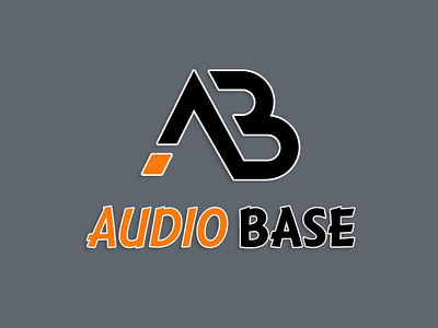 Audio Base AB Nr1 audio base design designn grey logo logo design logodesign logotype modern