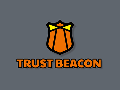 Trust Beacon Logo beacon design logo logo design logodesign logotype shield trust