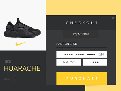 Daily UI #002 - Credit Card Checkout