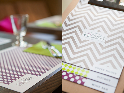 Euclide Brand identity brand identity logo pattern restaurant visual