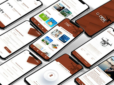 G-drone app design product design ui uiux ux web design