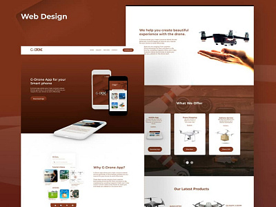 G-drone website app design design product design ui uiux web design